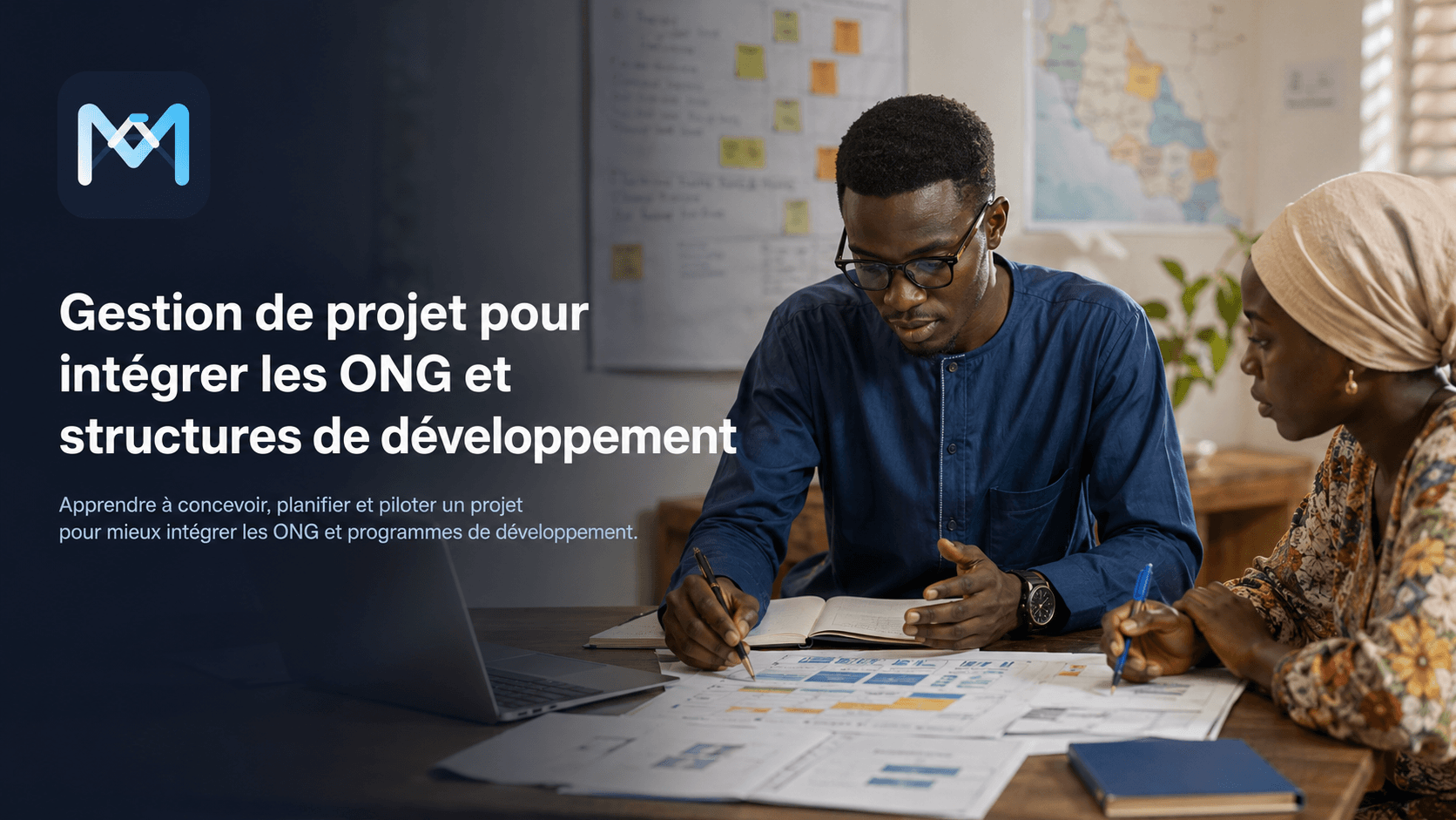 Visuel de la formation Gestion de projet pour intégrer les ONG et structures de développement
